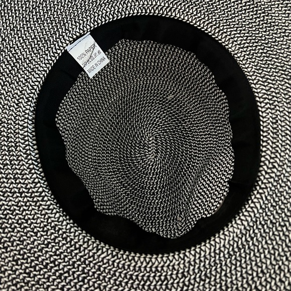 Summer Hat. Brown and cream 7.5 - Picture 5 of 7